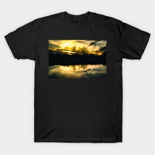 Flatford Mill Sunset (Vintage) T-Shirt